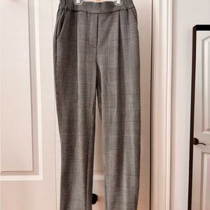 Dynamite Gray Plaid Pantsuit